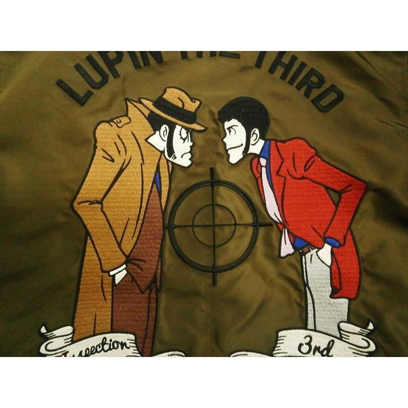 ルパン三世 スカジャン×MA-1 LPN-2116 刺繍 