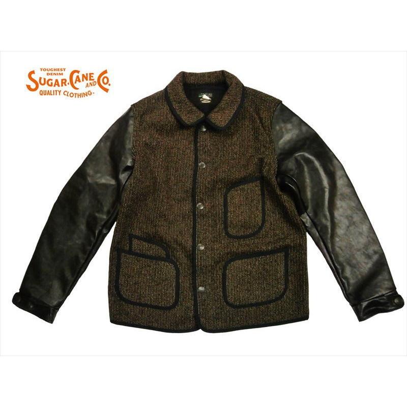 SUGAR CANE CANE/シュガーケーン SC13704 ビーチクロス レザースリーブ