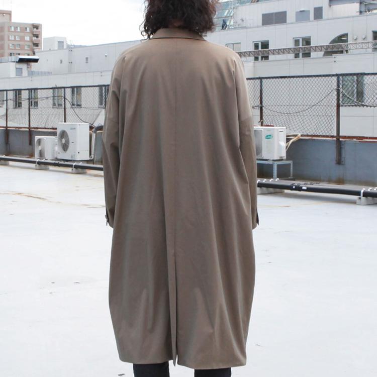 F/CE.（エフシーイー） ダブルブレステッドコート WRAP COAT : BROWN