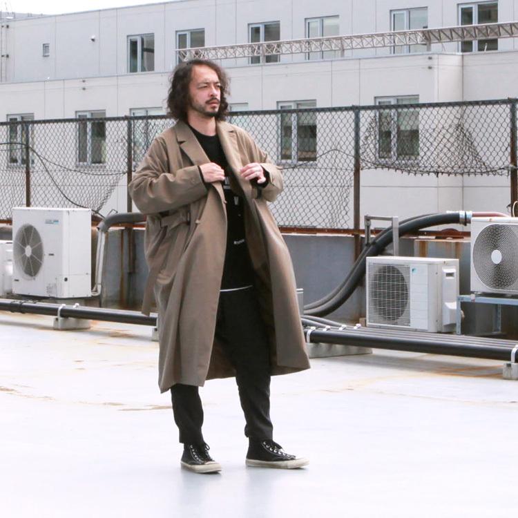 F/CE.（エフシーイー） ダブルブレステッドコート WRAP COAT : BROWN