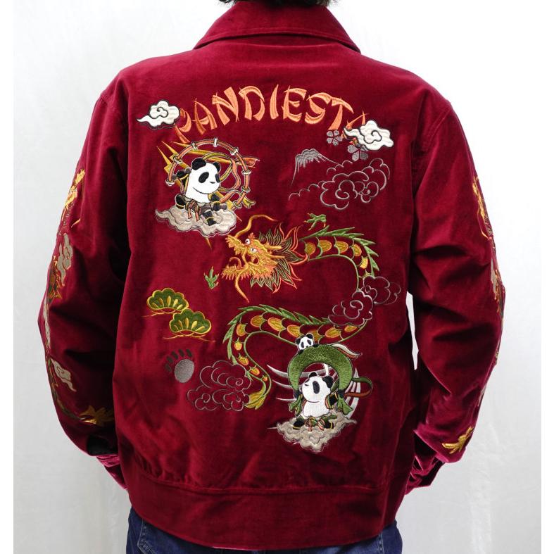 PANDIESTA（パンディエスタ） PANDIESTA JAPAN 風神雷神スカジャン風