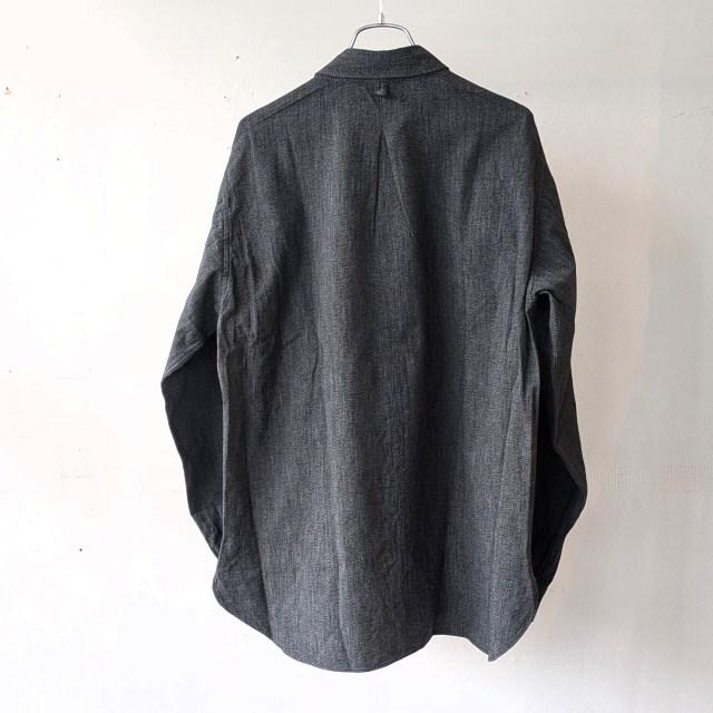 ORGUEIL（オルゲイユ） セルビッジブラックシャンブレーシャツ Black