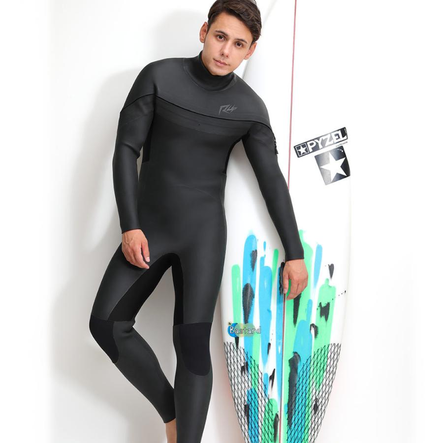 RSS SURF セミドライ ウェットスーツ メンズ 5×3mm ロングチェスト