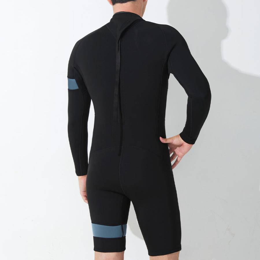 FELLOW ウェットスーツ メンズ 2.5mm ロングスプリング バックジップ