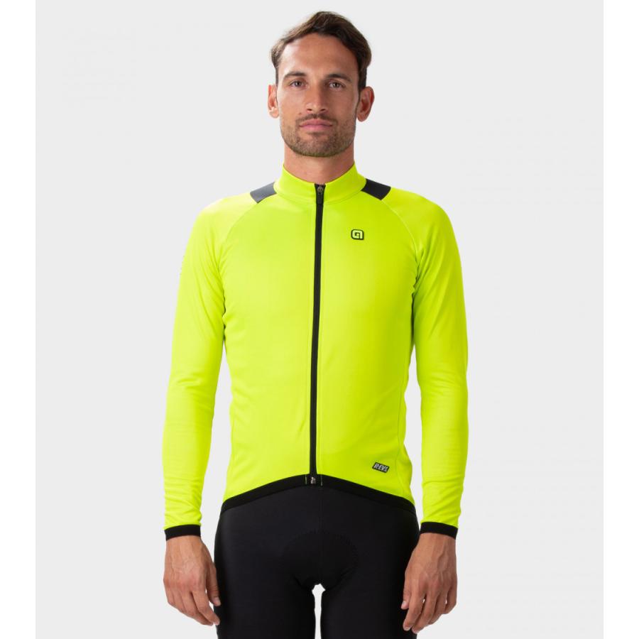 ALE(アレ)サイクルジャージ 長袖 メンズ 秋冬 [10℃/15℃対応] 素早く