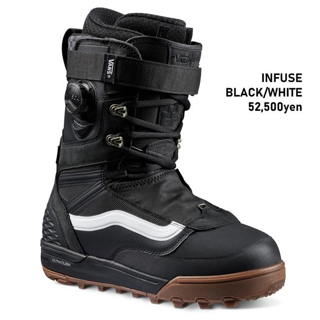 VANS（ヴァンズ） バンズ ブーツ VANS BOOTS INFUSE boa BLACK/WHITE