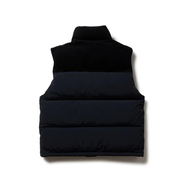 NEW ERA（ニューエラ） NEW ERA Down Vest Corduroy Nylon Combi Black