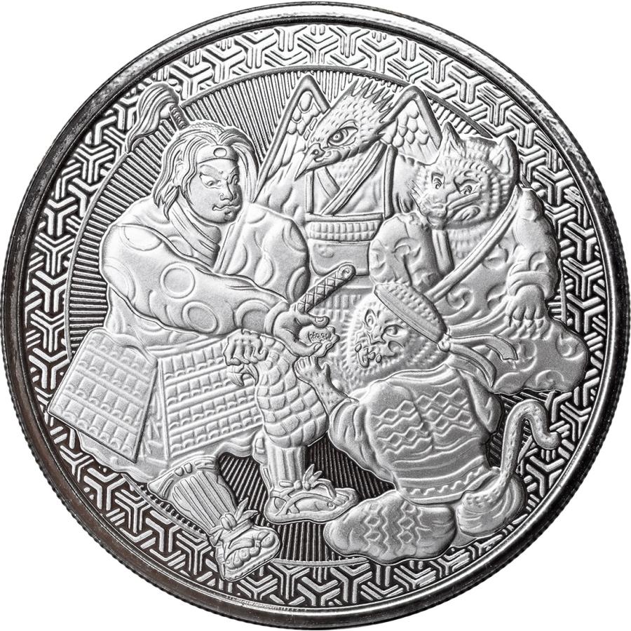 保証書・カプセル付き] (新品) サモア「桃太郎」純銀 1オンス 銀貨【8