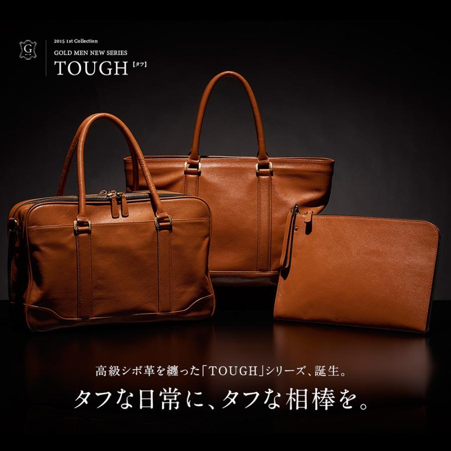 ゴールドメン（GOLDMEN） トートバッグ ビジネスバッグ 本革 高級シボ