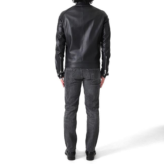 EMMETI エンメティMASSIMO マッシモ カーフレザー シングルライダース