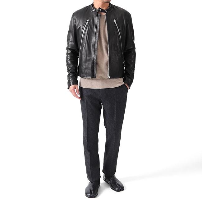 Maison Margiela（メゾンマルジェラ） 5ZIP ラムレザー シングル