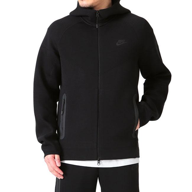 NIKE ナイキ テックフリース ジップパーカー FB7922-010 黒 スウェット