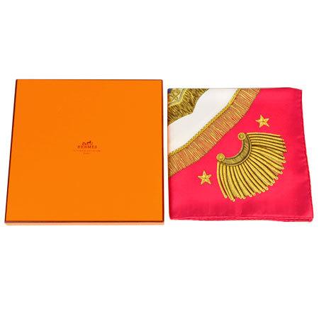 HERMES（エルメス） カレ90 シルクスカーフ サーベル飾り袋 Poste et