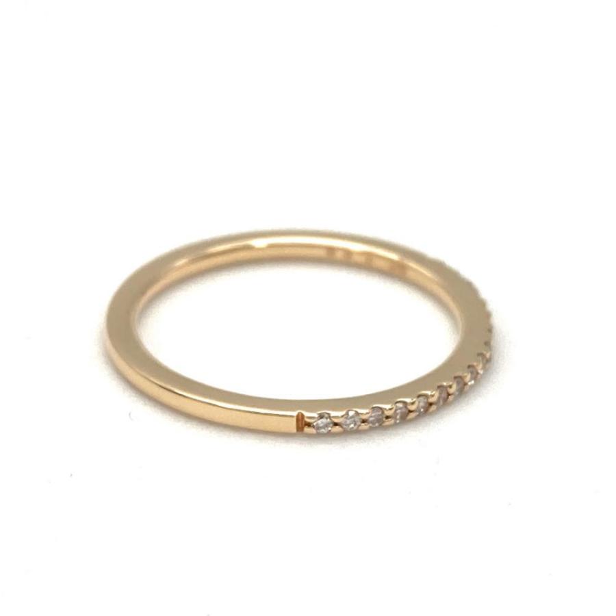 agete（アガット） ハーフエタニティ リング 指輪 ダイヤモンド 0.05ct