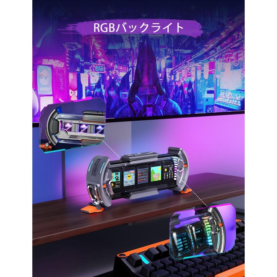 Divoom Times Gate 置き時計 おしゃれ デジタル ピクセルアート/アプリ