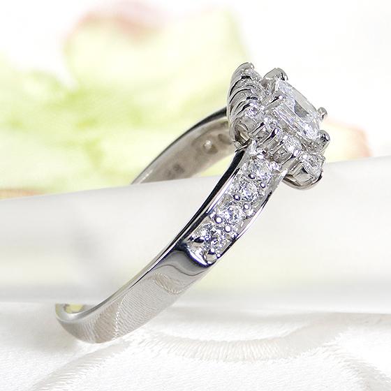 Pt900 0.78ct プラチナ ダイヤモンド リング 送料無料 ダイヤ ダイア