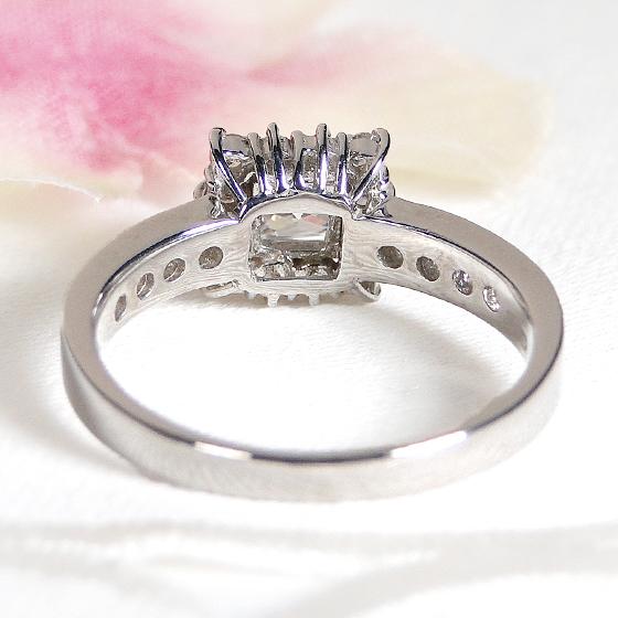 Pt900 0.78ct プラチナ ダイヤモンド リング 送料無料 ダイヤ ダイア