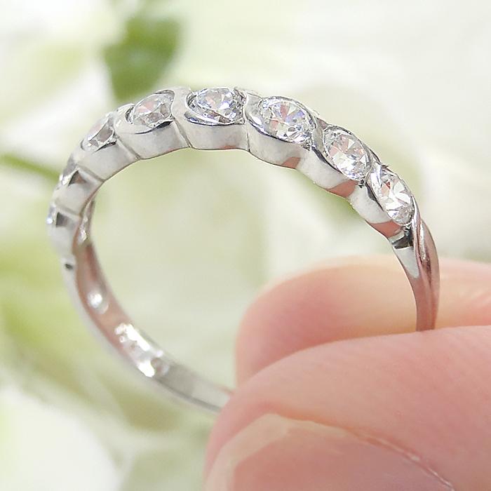 Pt900 0.4ct ダイヤモンド ピンキー リング 送料無料 プラチナ 0.4