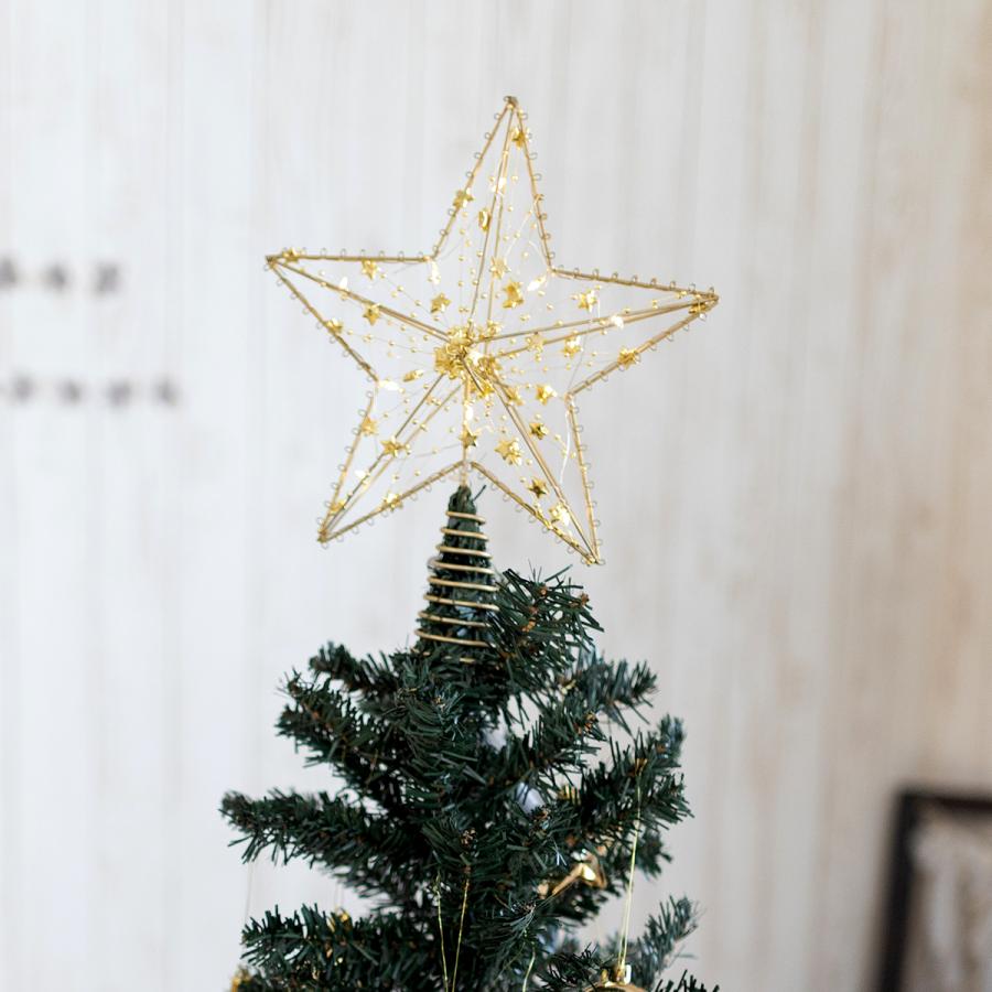 LEDライトセット】クリスマス ツリートップ スター クリスマスツリー