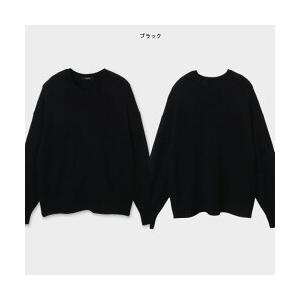 CINOH（チノ） CREW NECK KNIT / ウール クルーネック ニット