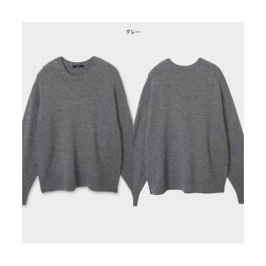 CINOH（チノ） CREW NECK KNIT / ウール クルーネック ニット