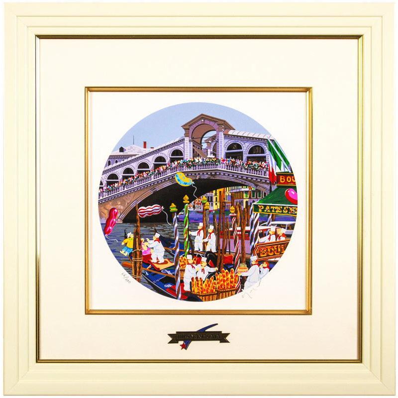 ヒロ・ヤマガタ 山形博導 「 ベーカリー 」 シルクスクリーン 版画