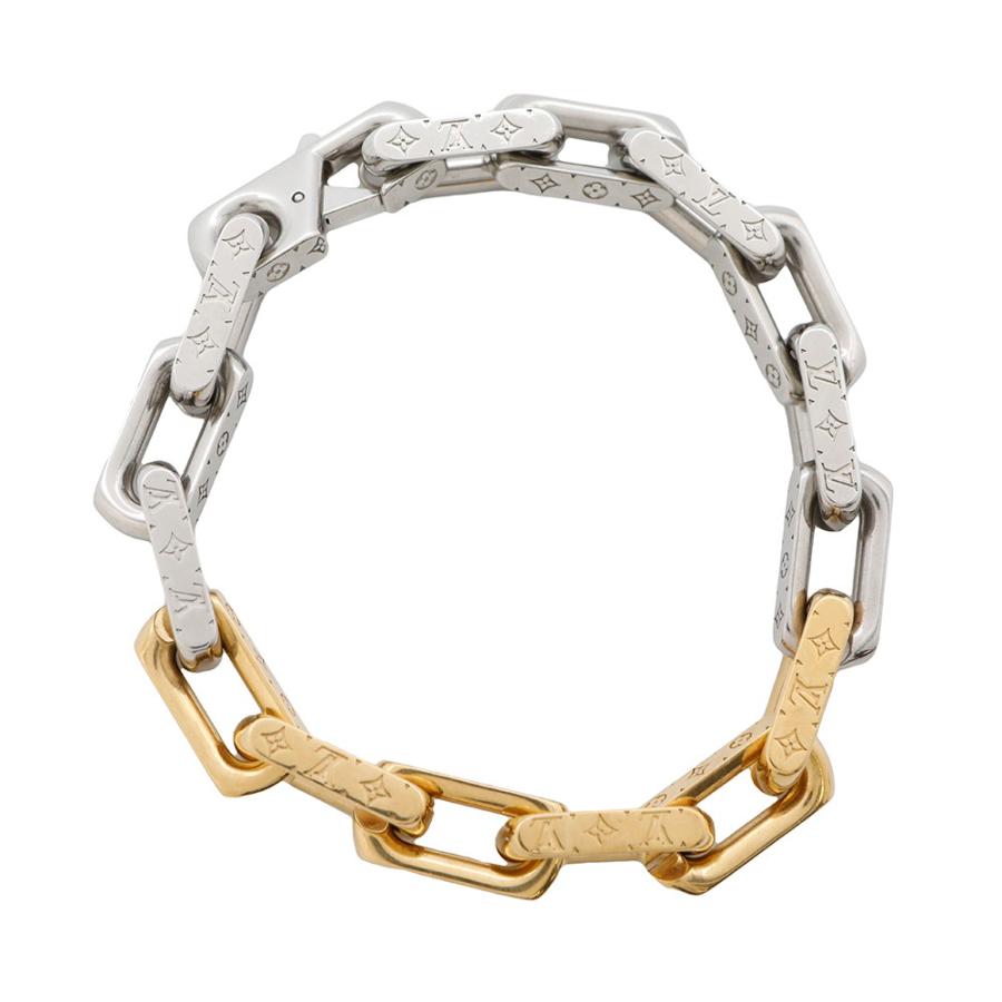 ルイヴィトン ブレスレット チェーン モノグラム サイズL M1555L LOUIS