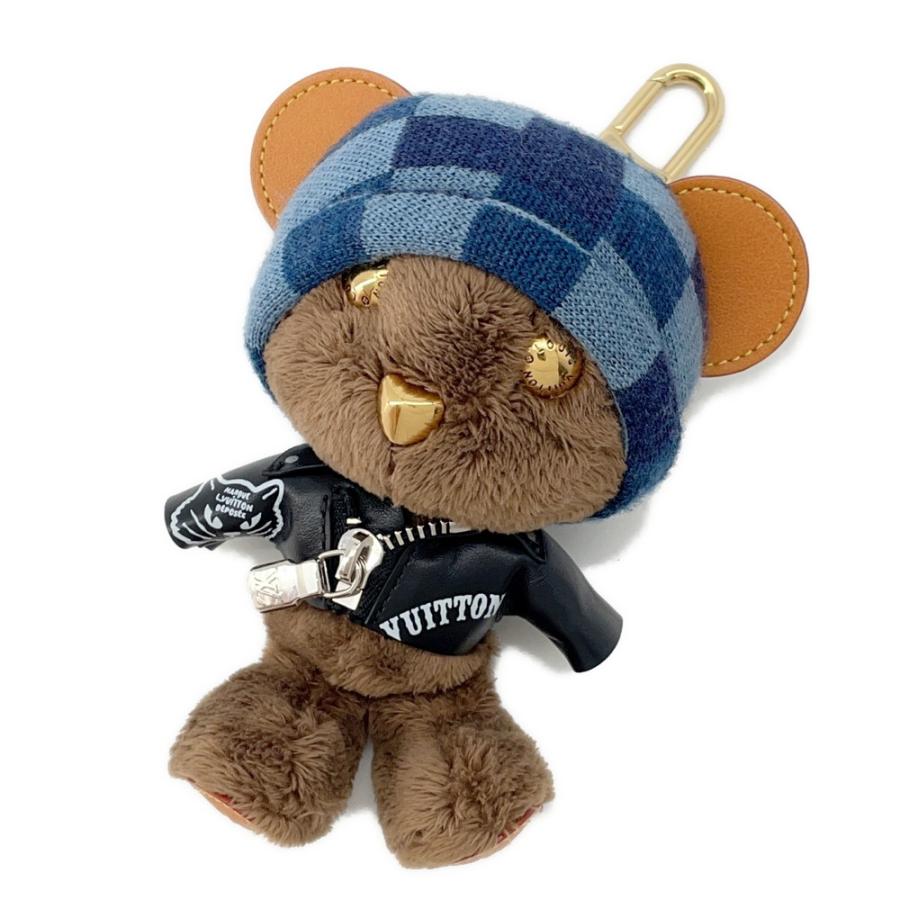 ルイヴィトン バッグチャーム LV ルイ ベア フェイクファー M03206