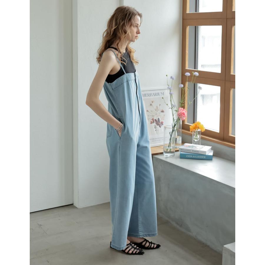 Re:EDIT（リエディ） オールインワン レディース サロペット デニム