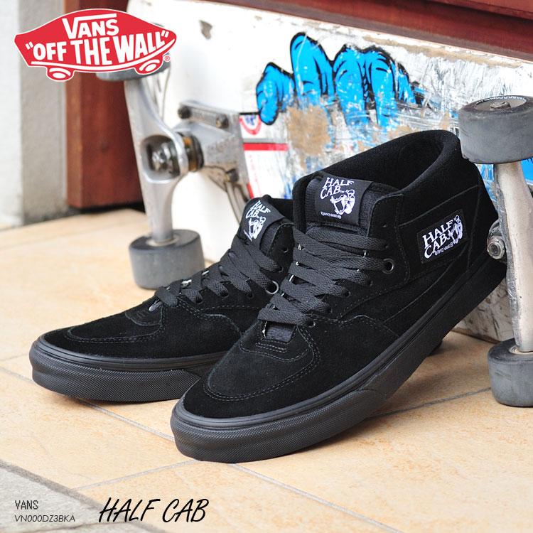 VANS（ヴァンズ） バンズ ハーフキャブ スニーカー ブラック/ブラック
