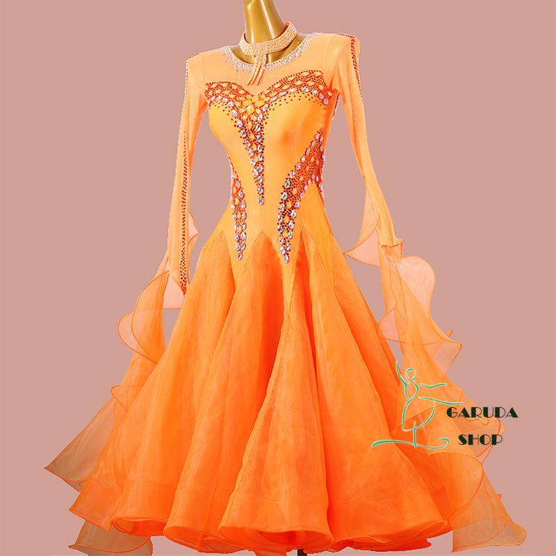 Garuda SHOP レディース社交ダンスドレス モダン競技ドレス ワルツ