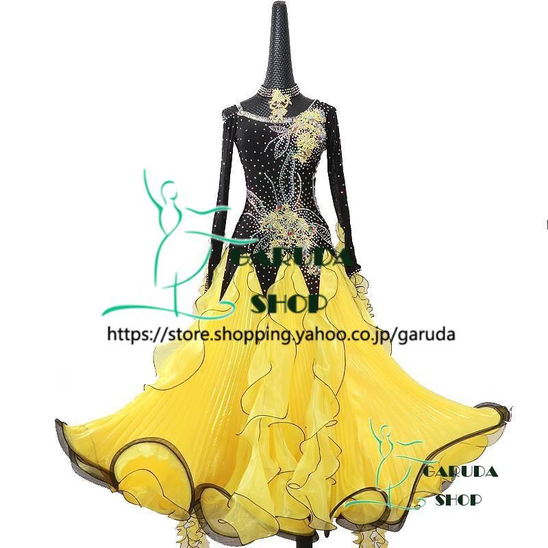 Garuda SHOP レディース社交ダンスドレス モダン競技ドレス ワルツ