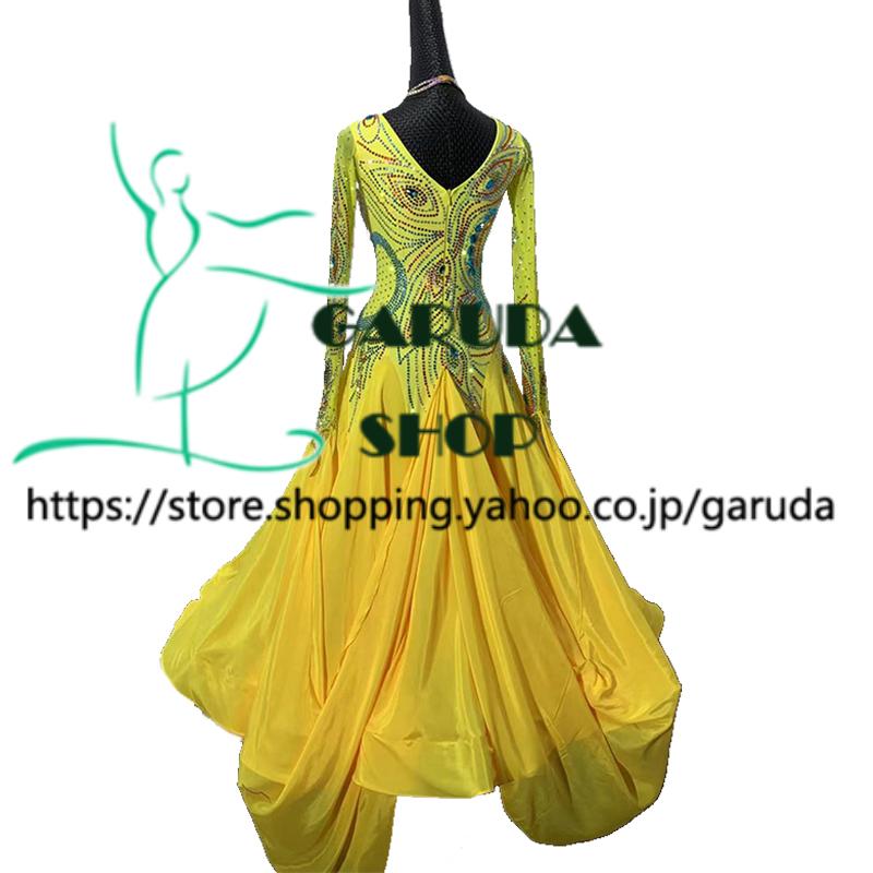 Garuda SHOP レディース社交ダンス衣装 競技ドレス モダンドレス高級