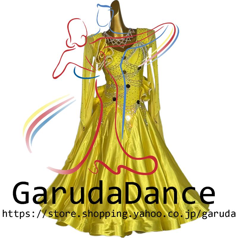 Garuda SHOP レディース社交ダンス衣装 競技ドレス モダンドレス高級