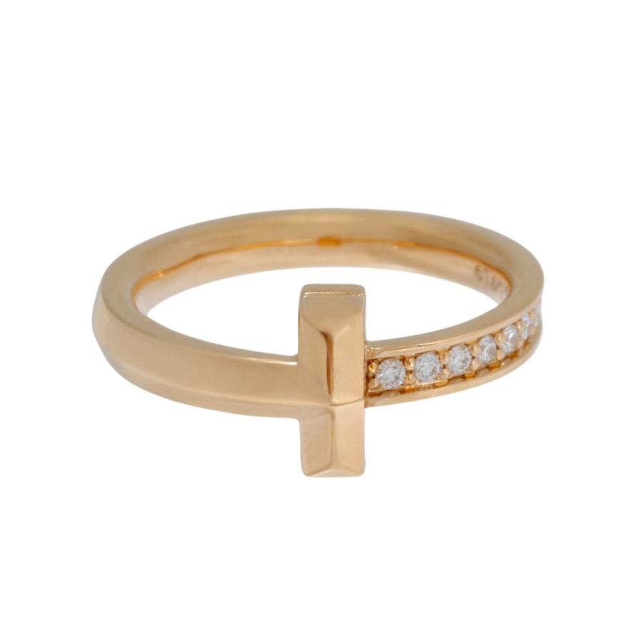 TIFFANY&Co.（ティファニー） T ワン K18ローズゴールド リング 中古
