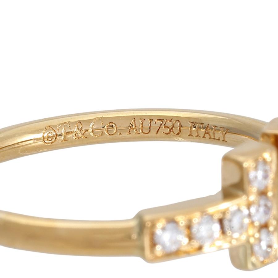 TIFFANY&Co.（ティファニー） T ワイヤー K18イエローゴールド リング