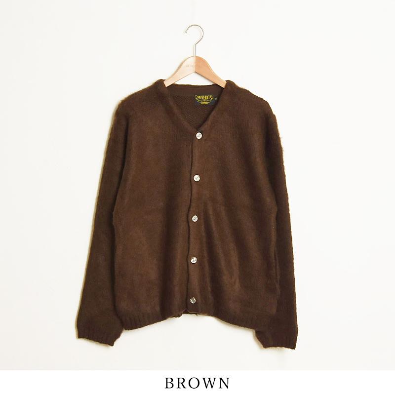 HOUSTON（ヒューストン） モヘアタッチカーディガン UNIVERD72 MOHAIR