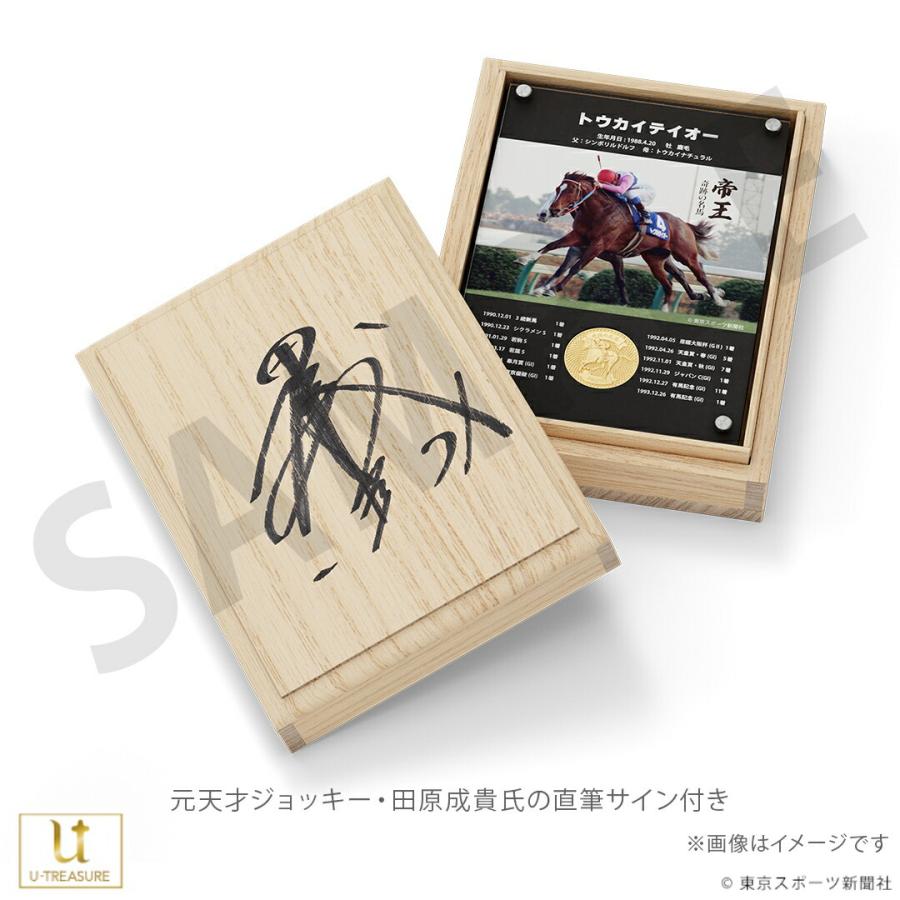 トウカイテイオー 純金コイン K24 数量限定 100枚 シリアルナンバー