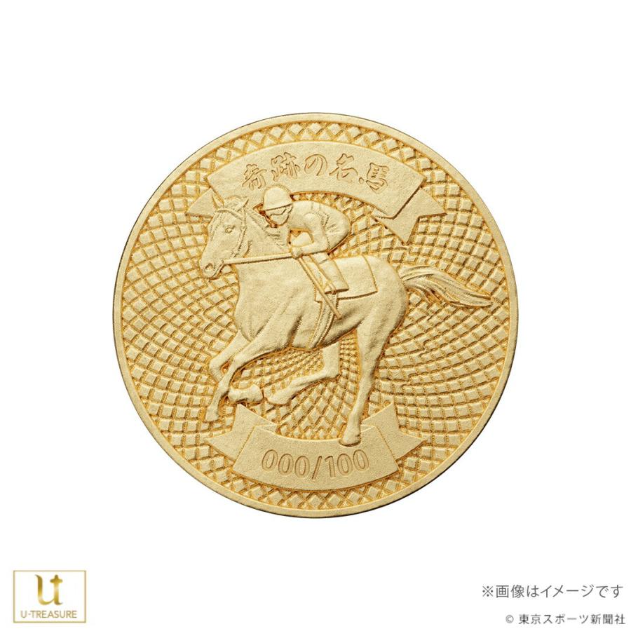 トウカイテイオー 純金コイン K24 数量限定 100枚 シリアルナンバー