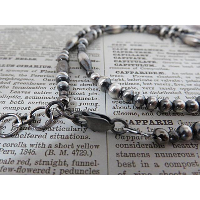 ナバホ ハンドメイド シルバー925 ナバホパールビーズ ネックレス