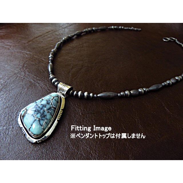 ナバホ ハンドメイド シルバー925 ナバホパールビーズ ネックレス