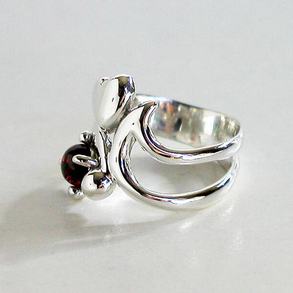 Give Me a Wing ストーン & ハート リング 7~18号 指輪 レディース