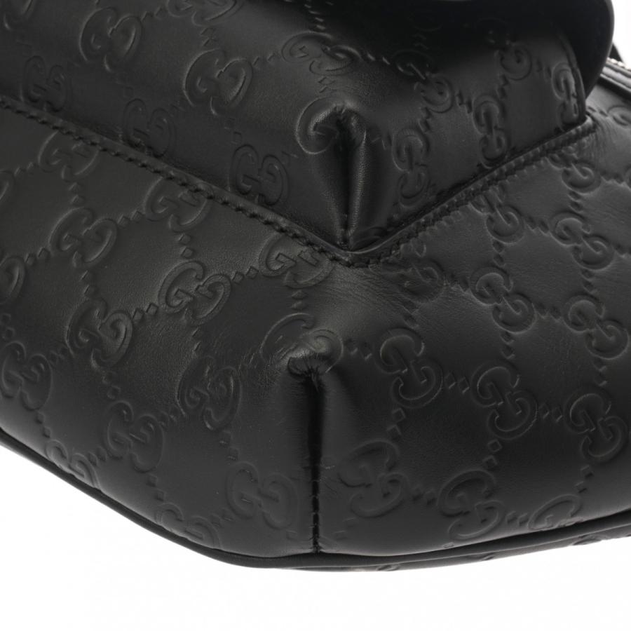GUCCI（グッチ） グッチシマ ウエストバッグ ブラック 779895