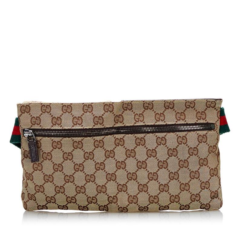 GUCCI（グッチ） シェリー GGキャンバス ボディバッグ ウエストバッグ