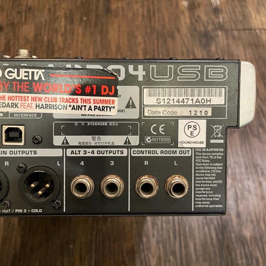 BEHRINGER（ベリンガー） Behringer X1204USB XENYX 8ch アナログ