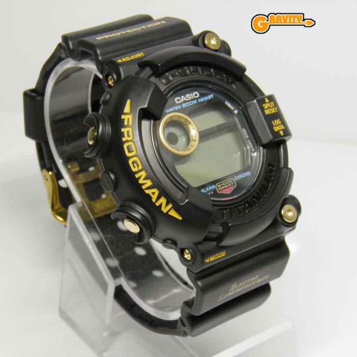 G-SHOCK DW-8200B-9A ゴールドチタンフロッグマン(FROGMAN) 黒金蛙