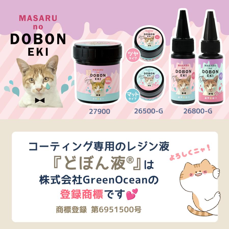 隠れ工房GreenOcean コーティング用レジン液 必ず沼る！まさるのどぼん