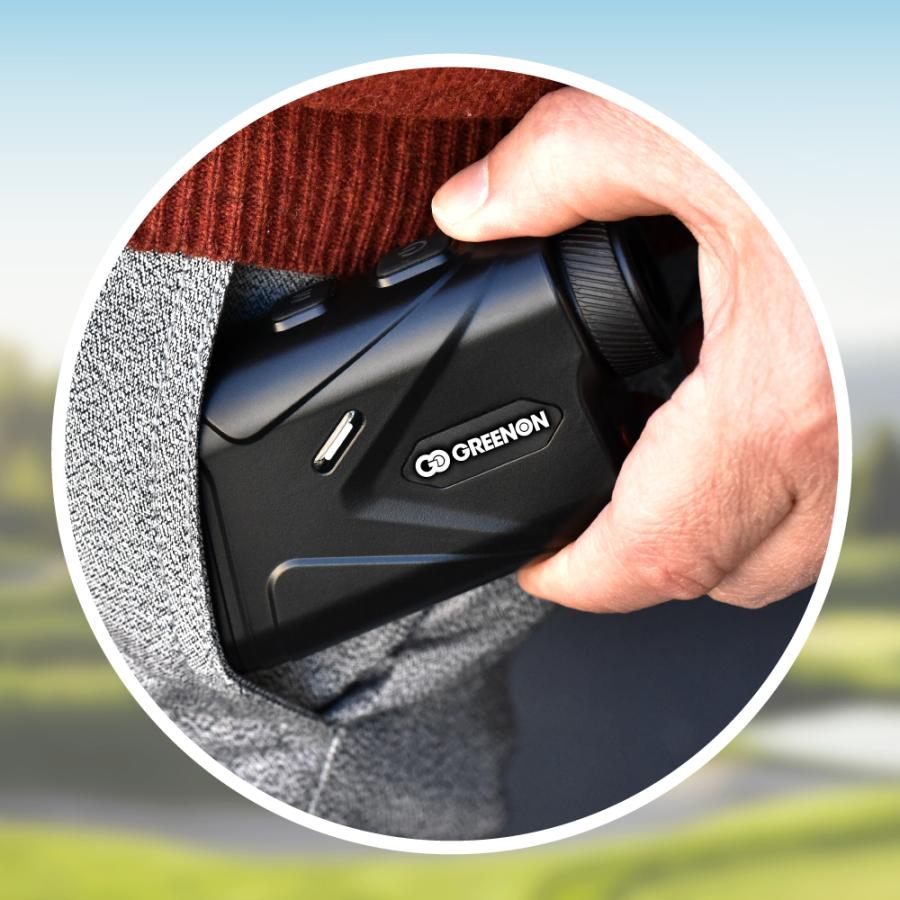 レーザー距離計 赤緑2カラーOLED搭載 GreenOn LASER CADDIE GL04