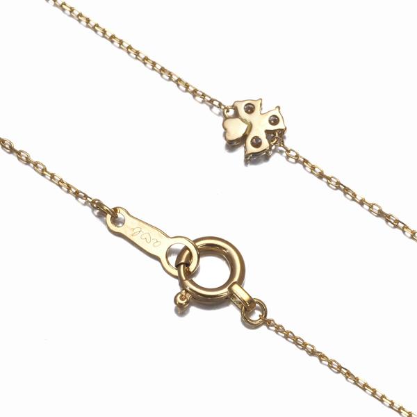AHKAH（アーカー） ブレスレット ダイヤ ダイヤモンド クローバー