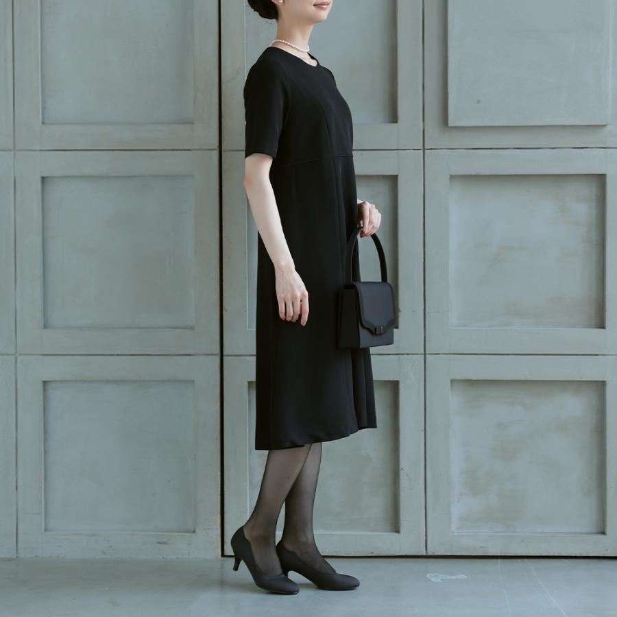 ブラックフォーマル ワンピース レディース セレモニースーツ ノー